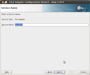 FILE Adapter Configuration Wizard - Step 2 of 4_011